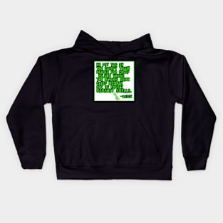 Funny Psych Quote - Creepy Train headed for Creep Island Kids Hoodie